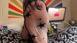 adult xxx video 24 Catprincessfeet – Happy Milf Singing Dancing Nylon Sock And Soles Foot Tease Long French Tip Toenails | fetish | masturbation porn femdom orgasm denial-9