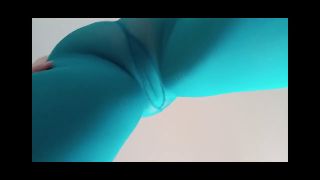 Eva Rueful - The neighbor caught me staring and fucked me between her thighs in nylon leggings-1