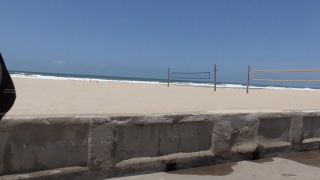 online xxx video 11 Shy Goth Exhibitionist – Beach Walk – Halter top, vintage hard sex on hardcore porn -7