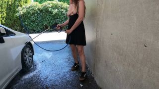 [GetFreeDays.com] Topless Car Wash! - Shy Goth hardcore squirting porn-4