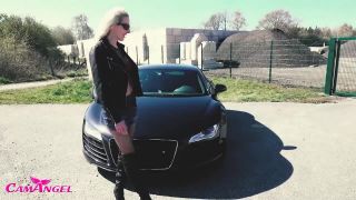 MyDirtyHobby presents CamAngel – Audi R8 Probefahrt und Outdoor Sex, amateur taboo on milf porn -5