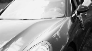 Dominika c - supe fast car -black and white-9