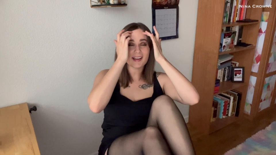 Eager Nina Crowne - unbending  Brunette.
