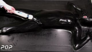 Miss Perversion Gets Teased in a Latex Vacbed-6