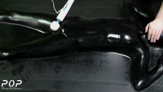 Miss Perversion Gets Teased in a Latex Vacbed-8