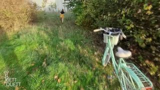 online xxx video 13 fetish handjob BettDuett - UNCUT - Fahrrad Fick Tour mit meiner Freundin , porn on german porn-0