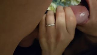 Asian Sensual close up blowjob cum in mouth-3