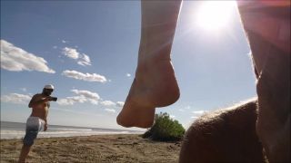 TianaLive in Beach Day Older Man Blowjob,  on milf porn -5