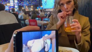 Public Fun In Changing Room And Restaurant With Lush Remote Controlled Vibrator 1080p-9