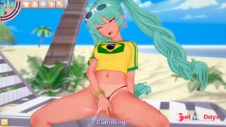 [GetFreeDays.com] Koikatsu Gameplay Brazilian Miku Plays With Her Wet Pussy Porn Film June 2023-9