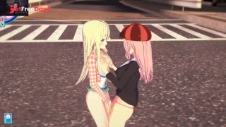 [GetFreeDays.com] Lesbians strip each other and scissor in public - Koikatsu Sex Stream December 2022-0