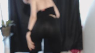 porn clip 21 Miss Alice the Goth – Self Spanking in Tight Black Leggings on amateur porn anal fetish-2