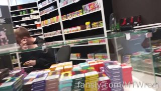 Exhibitionist wifeSeducing a Male Salesperson in an Electronics Store 4-0