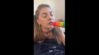 RhiannonRyder1995 - Teen fucks drool out of her pretty mouth - Teen-3