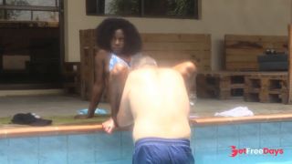 [GetFreeDays.com] Black Milf with tight pussy fucks the pool cleaner and let him cum on her pussy Porn Clip May 2023-2