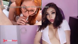Beautiful innocent girl with glasses and tattoos fucking very hot-1