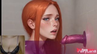 Pretty REDHEAD Learning How To Suck Dick- PORN Adult 3 D-7