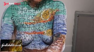 [GetFreeDays.com] Puzzle Nude Body Painting by GoAskAlex Sex Clip June 2023-7