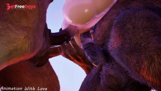DOUBLE PENETRATION OF FURRY IN A BEAUTIFUL GIRL-5