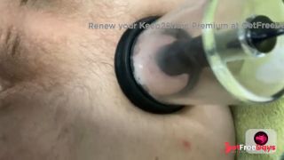 I vacumum pump my big dick and asshole. Anal play and jerk off.-1