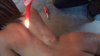 online clip 27 femdom bondage handjob Danielles Education – Cane Clambs Wax, spanking on fetish porn-7