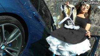 online adult clip 41 Cruel Girlfriend - Maid To Wash My Exs Car on femdom porn femdom lingerie-0