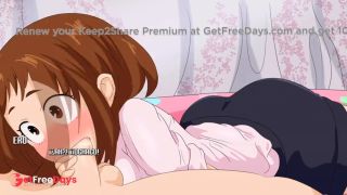 [GetFreeDays.com] Receiving a Blowjob from the Beautiful Ochaco Uraraka - RE Hero Academy Porn Film October 2022-7