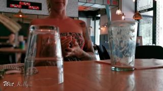 Horny Girl Loves To Masturbate In Public Bar Wetkelly 1080p-8