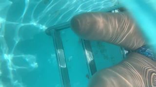 Swimming around a girl to videotape her crotch-4