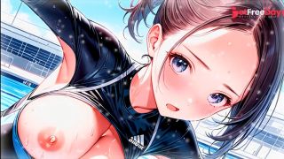 AI ArtNaughty Swimming Club　My girlfriend who always shows me her sexy boobs.-5