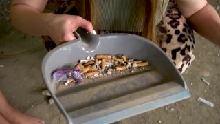 Slaveshow Cigarette humiliation of Cassandras-7