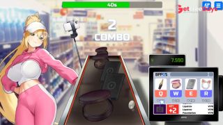 FUCKING A HOT BLONDIE WITH A KITTY LINGERIE - BODY PARTS-0