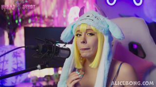 adult video clip 9 mature hardcore Alice Bong – ASMR Eating and Sex, pussy play on cosplay-3