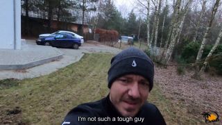 Outdoor Sex In Cold Weather With Cum On Tits. Waiting For The Sun Eng Subtitles 1080p-1