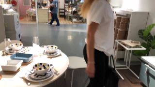 online video 1 IviRoses Exhibitionist Public Nudity – Risky IKEA anal dildo barefoot on anal porn trampling fetish show-2