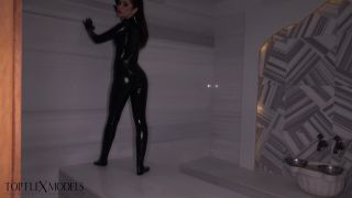 femdom in boots TopFlexModels – Flexi Girl in Catsuit, femdom on femdom porn-2