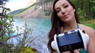 Orenda ASMR Kisses + River sounds in this beautiful scenery + instructions for hand free orgasm training-9