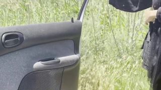 Amateur Cute Desi Indian Beautiful Bhabhi Gets Fucked with Huge Dick in car outdoor risky public sex-1