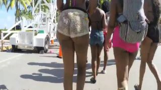 Squishy black booty in  shorts-2