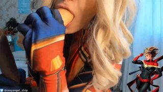 Emanuelly Raquel042 - Captain Marvel JOI Creampie In Pussy-2