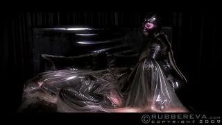 xxx video 33 sweet femdom femdom porn | RubberEva - Rubber Eva - Double Dildo Breath Play Fucking Part 07 | rubber-4