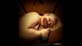 BBW wife passionately sucking dick. BadBlondieMonroe-5