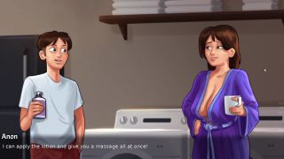 Cartoon Animation anon and dabby make hit seen in summertime saga part 3-3