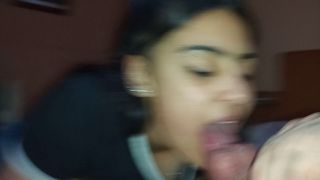My Friend'S Wife Sucks My Dick With Deep Throat While He Works-7
