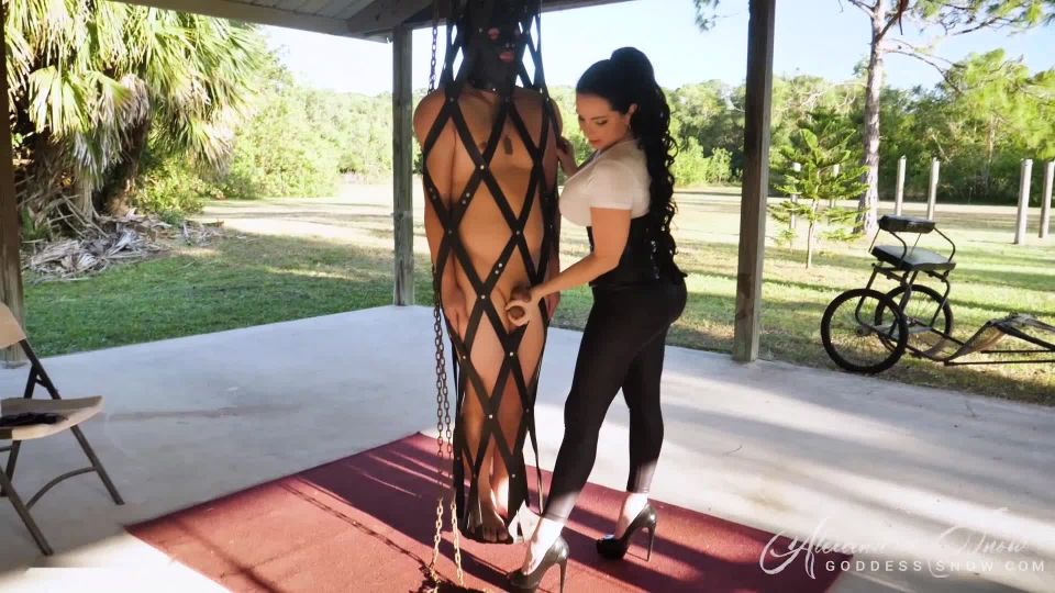 free xxx video 1 GoddessAlexandraSnow – Ruined In The Hanging Cage | milking | handjob porn femdom princess