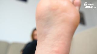 Czech Soles - Megan wants YOU to smell her socks and feet, pantyhose feet fetish on pov -6