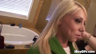 Big Tits Busty blonde strips off to get nasty-6