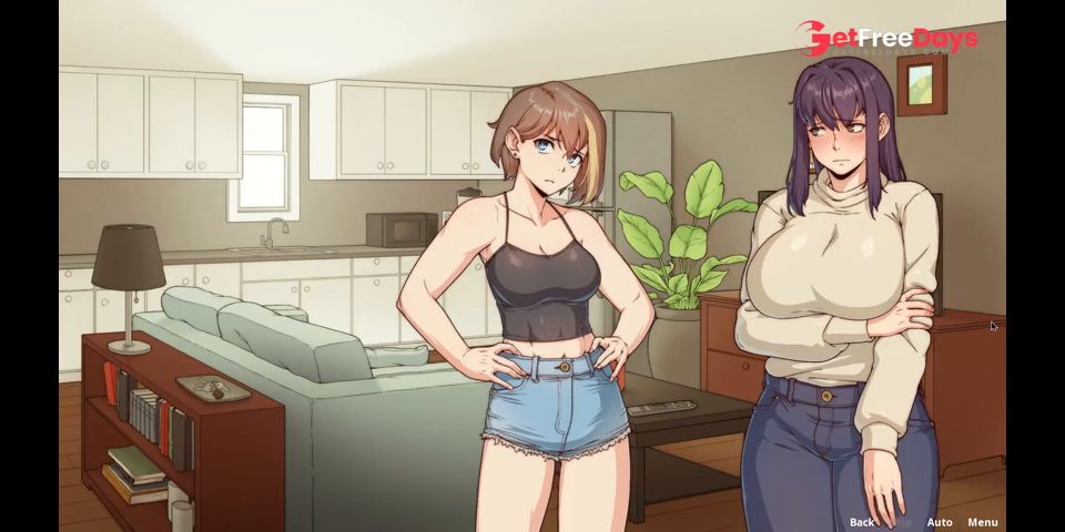 FUTA Porn BENEFITSHIP Game Where I CAN BANG MY ROOMATE smilingimp