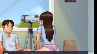 hot danny make senn with karan in alone in summertime saga-0