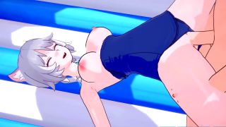 Wet Waifus - Cipher makes her Pussy Wet with Beach Fucking - Honkai Star Rail-5